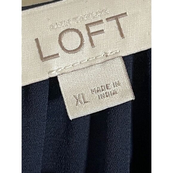 Loft Floral Lace Top Blue XL Boho Western Hippie Flowy Romantic Whimsical Sheer - Picture 4 of 10